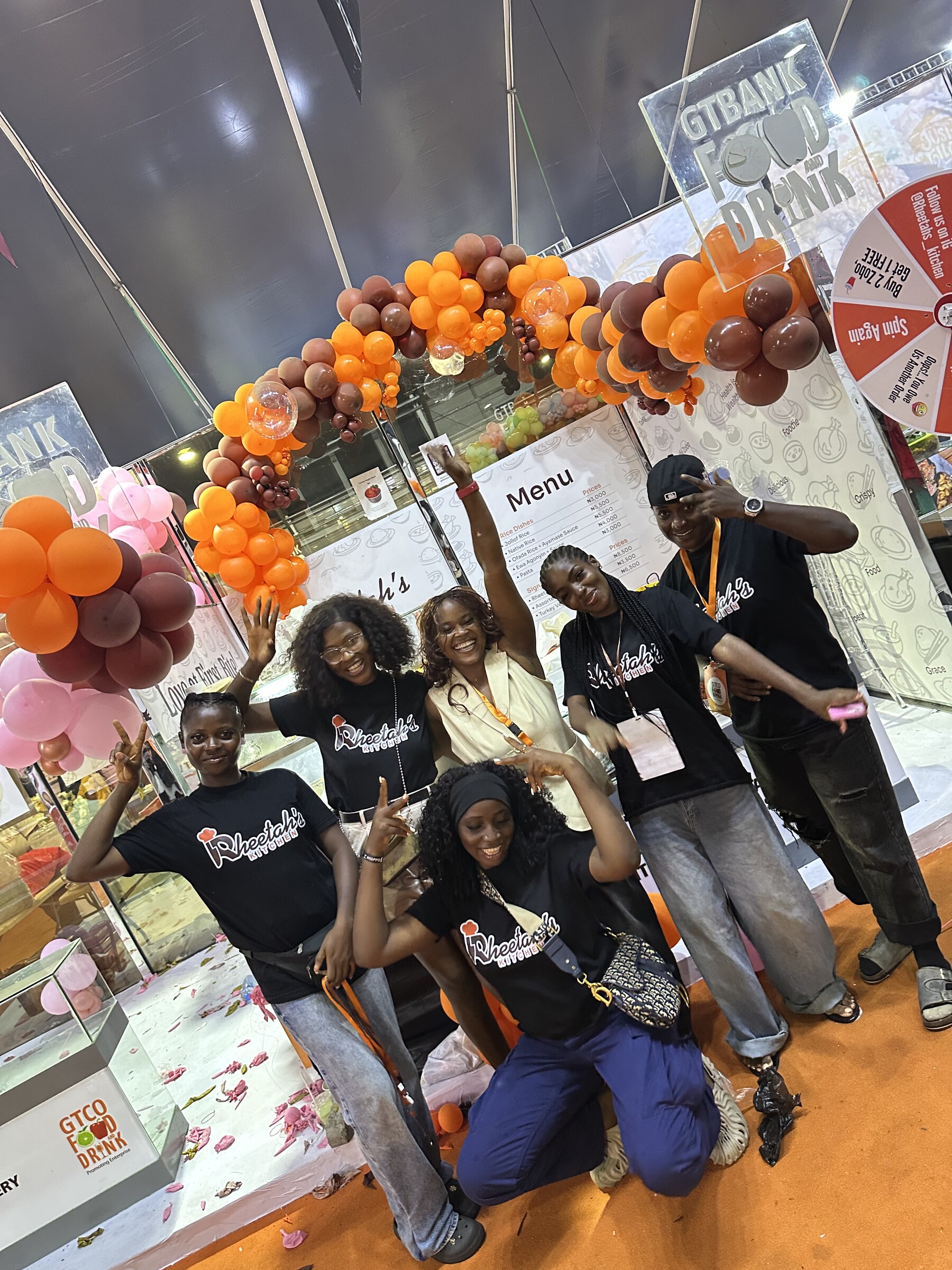 The Rheetah's Kitchen crew at the GTCO stand